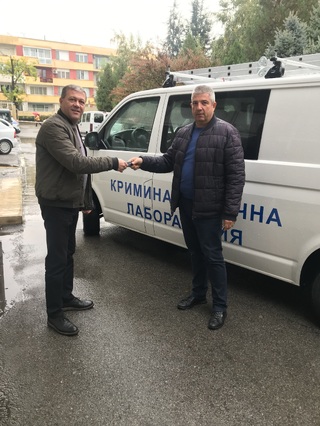 Нова мобилна криминалистическа лаборатория за експертите на ОДМВР-Благоевград