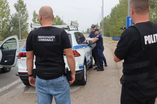 Полицейски служители от област Видин и окръг Долж проведоха съвместно учение по линия на трансграничното сътрудничество между България и Румъния