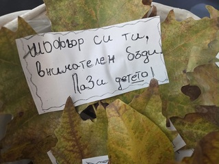 Главна дирекция „Национална полиция“  подкрепи Националната кампания „Посланията на есенния лист“