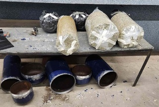 Граничарското куче Бояр откри над 70 кг марихуана на ГКПП „Малко Търново“
