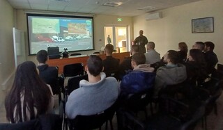Студенти от Техническия университет разгледаха базата за въздушно наблюдение на ГД „Гранична полиция“