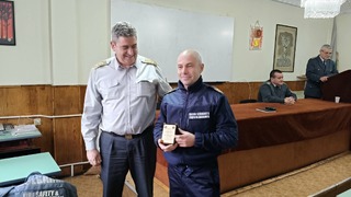 Трима пожарникари са наградени от ръководството на РДПБЗН-Сливен