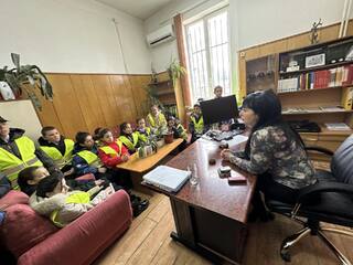 Доброволците от Детското полицейско управление в Самоков посетиха съдебната палата