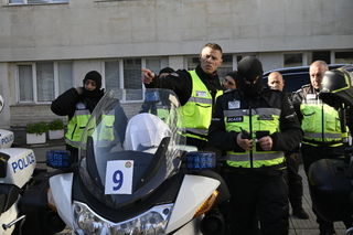 24 полицейски мотоциклета и два автомобила участваха в тренировка за осигуряване на безопасността по време на „Giro d Italia“