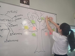 Шестокласници обсъдиха темата за агресията в училище с инспектора в Детска педагогическа стая