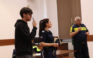 Екип на сектор „Пътна полиция“ проведе среща с гимназисти от видинското  СУ „Цар Симеон Велики“