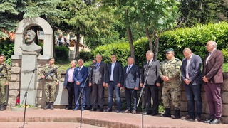 Ръководството на ОДМВР-Смолян отдаде почит по повод 150-ата годишнина от гибелта на Христо Ботев и загиналите за свободата на България
