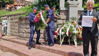 Ръководството на ОДМВР-Смолян отдаде почит по повод 150-ата годишнина от гибелта на Христо Ботев и загиналите за свободата на България