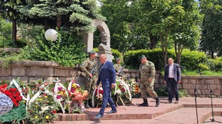 Ръководството на ОДМВР-Смолян отдаде почит по повод 150-ата годишнина от гибелта на Христо Ботев и загиналите за свободата на България