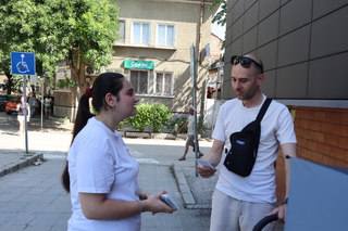Видин: Пътни полицаи, доброволци от БЧК и журналисти с призив за разумно и отговорно поведение на пътя