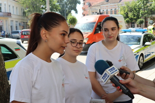 Видин: Пътни полицаи, доброволци от БЧК и журналисти с призив за разумно и отговорно поведение на пътя