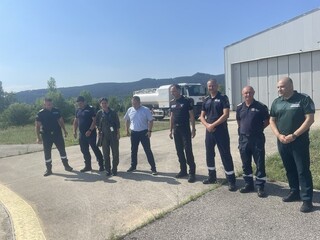 Тренировъчно учение на ГДПБЗН  и Специализирания отряд „Въздушно наблюдение“ на ГДГП,  за гасене на пожар в труднодостъпен високопланински терен