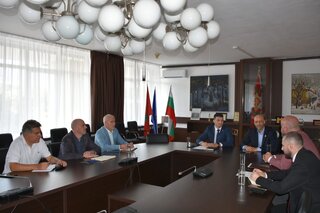 Ръководството на Академията на МВР проведе работна среща с директора на ДЕСМС