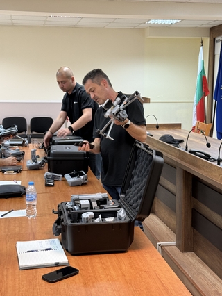 Четири дрона ще подпомагат ОДМВР Хасково в борбата с нелегалната миграция