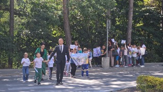 Сирени и детски призиви за отговорно поведение на пътя прозвучаха в Смолян по повод 17 септември – Деня без загинали на пътя