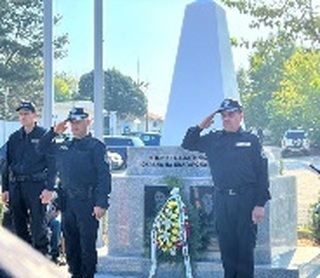 Паметник на загиналите граничари старши лейтенант Илия Великов и младши инспектор Петър Бъчваров е открит в Елхово