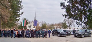 Служителите на ГД „Гранична полиция“ отдадоха почит пред паметта на младши инспектор Петър Бъчваров