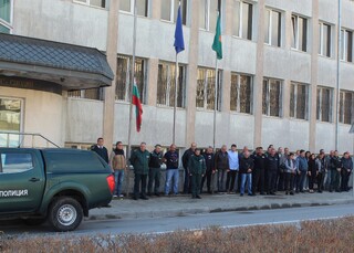 Служителите на ГД „Гранична полиция“ отдадоха почит пред паметта на младши инспектор Петър Бъчваров