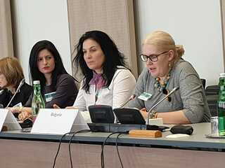 A delegation from the National Police General Directorate participated in the closing conference on a project on gender-based violence