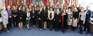 A delegation from the National Police General Directorate participated in the closing conference on a project on gender-based violence