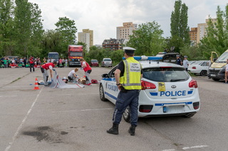 Приключи първото Национално спортно състезание на доброволците от Детско полицейско управление  