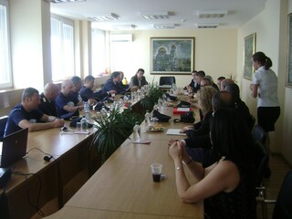 Ръководни служители на ГД "Национална полиция" се срещнаха с участници в полицейски мото поход