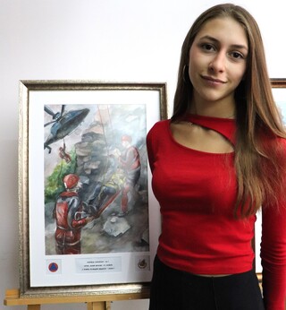 Награждаване на победители в конкурса за детска рисунка „С очите си видях бедата” – 2024 г.
