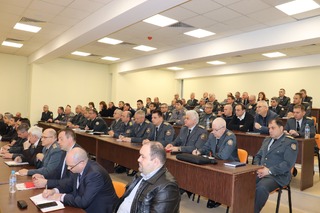 Заместник-министърът на вътрешните работи Кирил Ценкин, заедно с главния секретар на МВР и неговият заместник, присъстваха на годишния отчет-анализ на ГДПБЗН