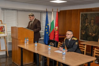 Главният секретар на МВР гл. комисар Петър Тодоров представи новия директор на ГД „Пожарна безопасност и защита на населението“