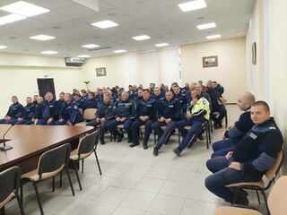 Над 120 униформени полицаи от областта получиха обучение с технически средства