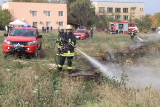 Нова екипировка и техника демонстрираха  пожарникарите в Хасково
