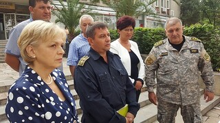 Среща на ДАБ и МВР в Регистрационно- приемателния център в Харманли