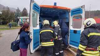 Учение на силите на ЕСС при възникнала кризисна ситуация при бързо нарастващо ниво на водите на река Струма и опасност за населението