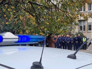 Почит към убития граничен полицай Петър Бъчваров отдадоха служителите на ОДМВР и РДПБЗН - Кюстендил