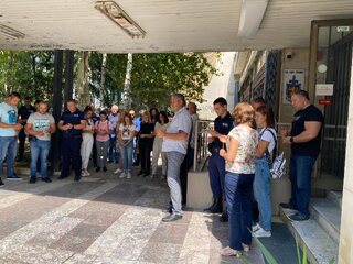 В памет на бургаските полицаи Атанас Градев и Йордан Илиев