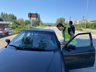 Полицаи и деца в съвместна акция по повод 29 юни – Ден на безопасността на движението по пътищата