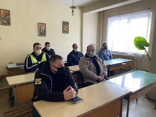 Министър Христо Терзийски проведе работни срещи с полицаите от районни управления на МВР в област Ловеч