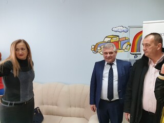 Директорът на ОД МВР-Ловеч старши комисар Милен Маринов присъства на откриването на „Синя стая“