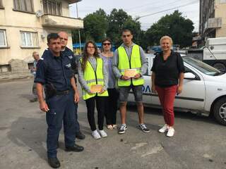Деца призовават шофьори към повишена бдителност на пътя